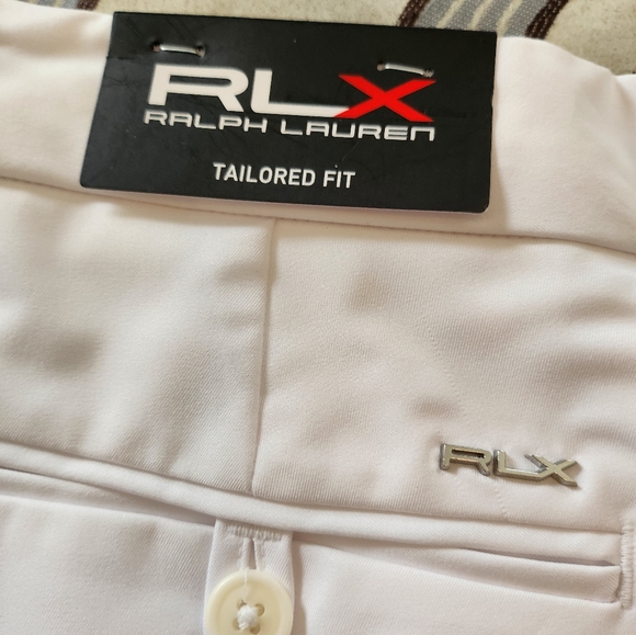 SOLD!!! Men's RLX Golf Tailored Fit Performance Pants 32X32 - White - NWT!!! - Picture 7 of 12